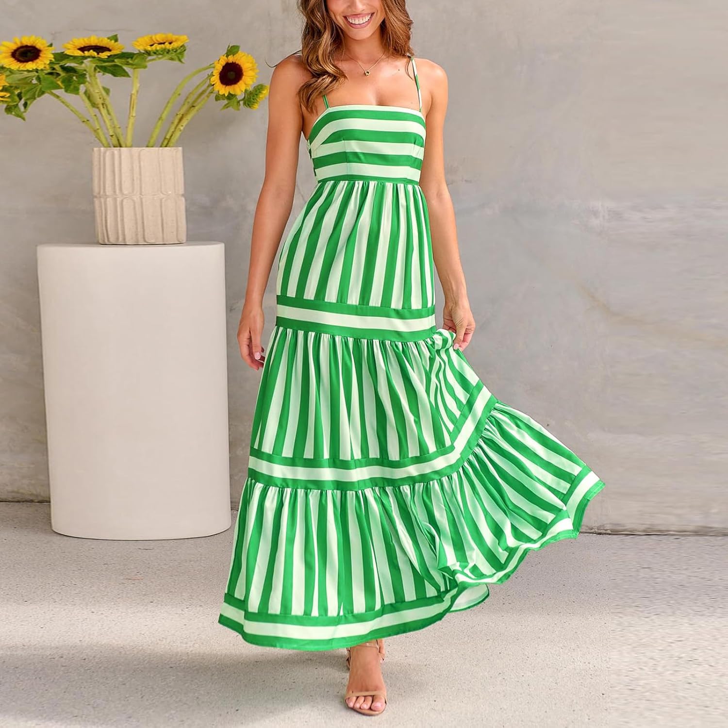 Women's Colorful Summer Beach Dress