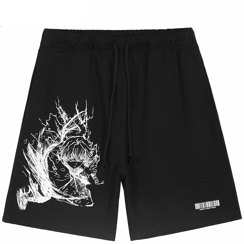 Anime streetwear shorts