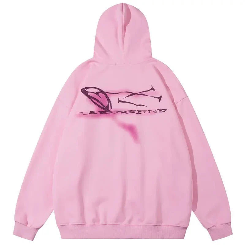 Streetwear hoodie damen