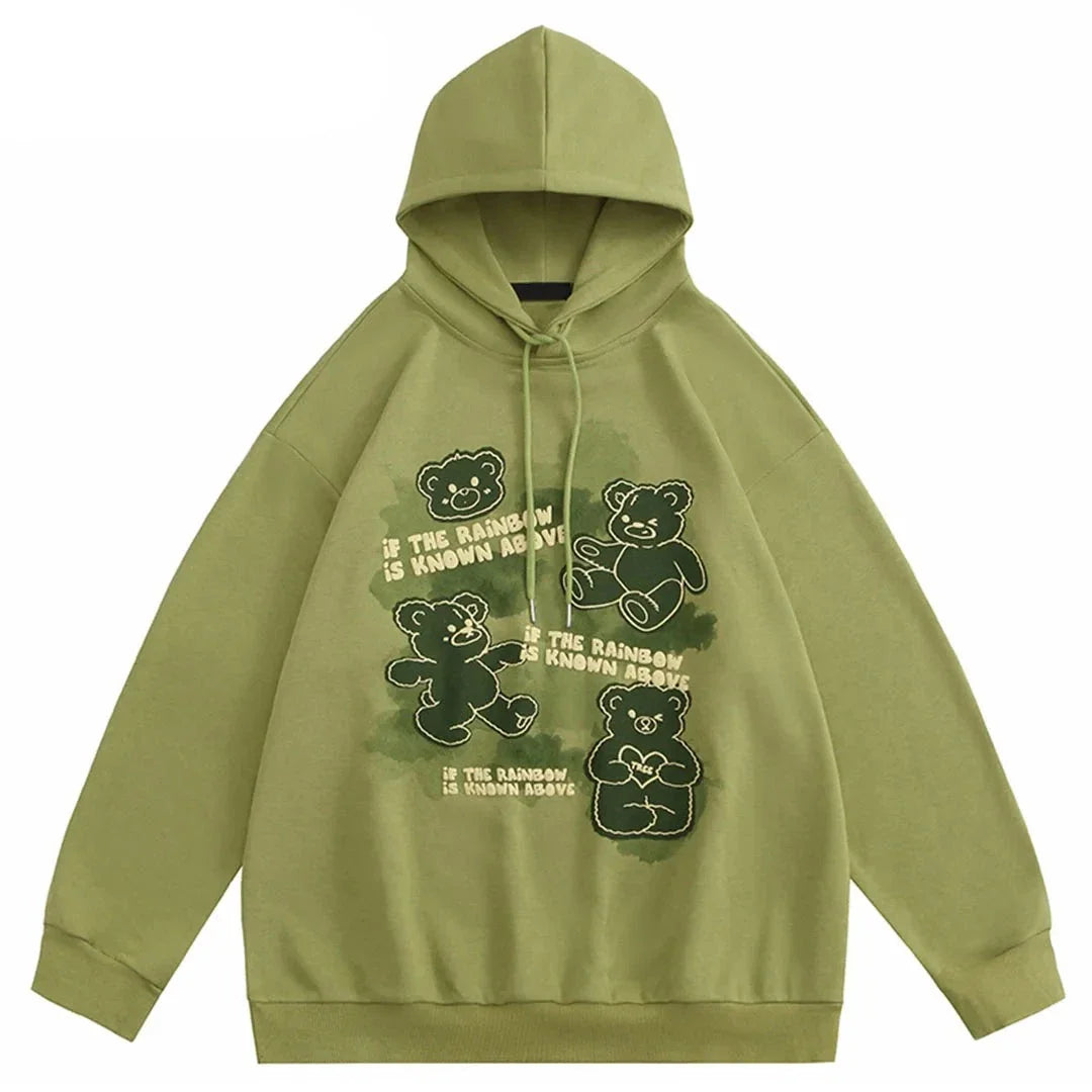 Green Graphic Hoodie