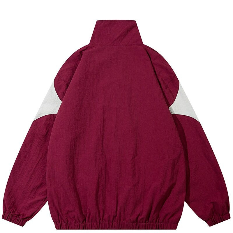 Red streetwear jacket