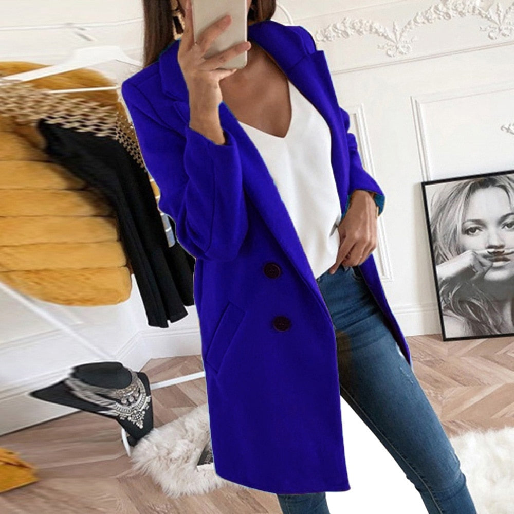 Sienna™ -  Classic Tailored Blazer Coat