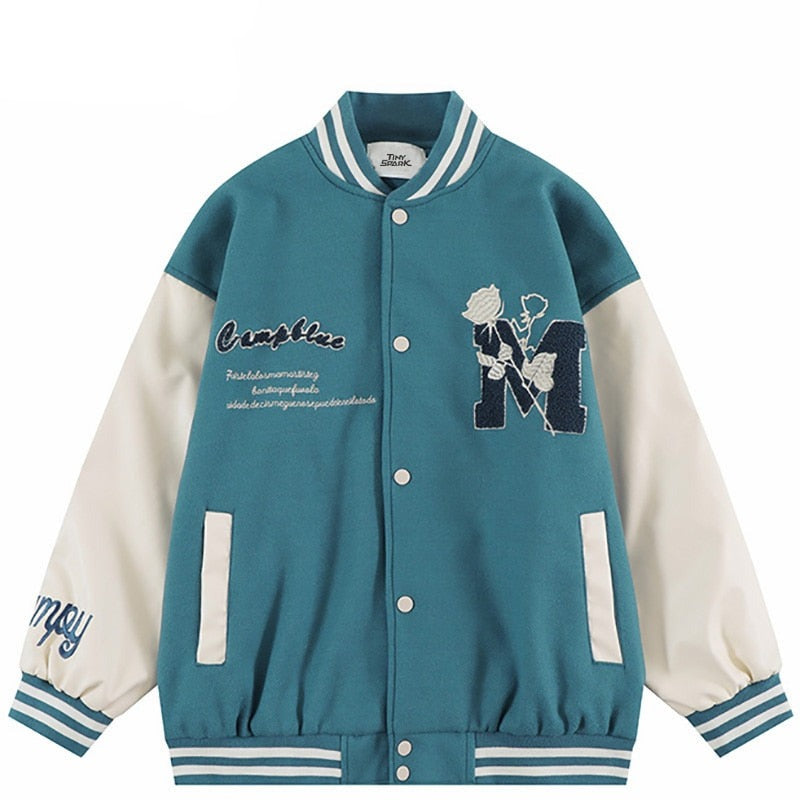 Varsity jacket streetwear