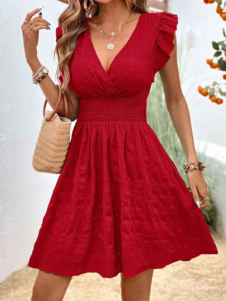 Elegant Short Dresses For Women Summer,Casual Holiday Beach Dress,Fashion Summer Dresses ,Summer Clothes Women