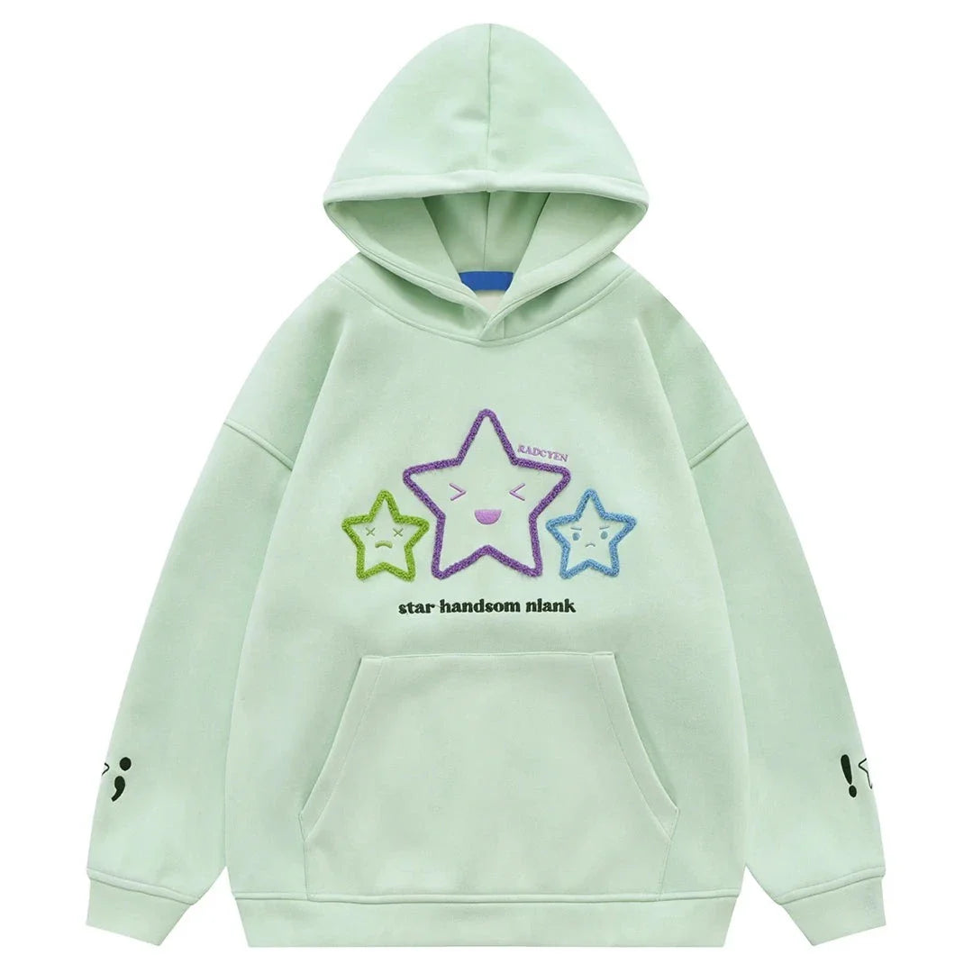 Green Star Hoodie