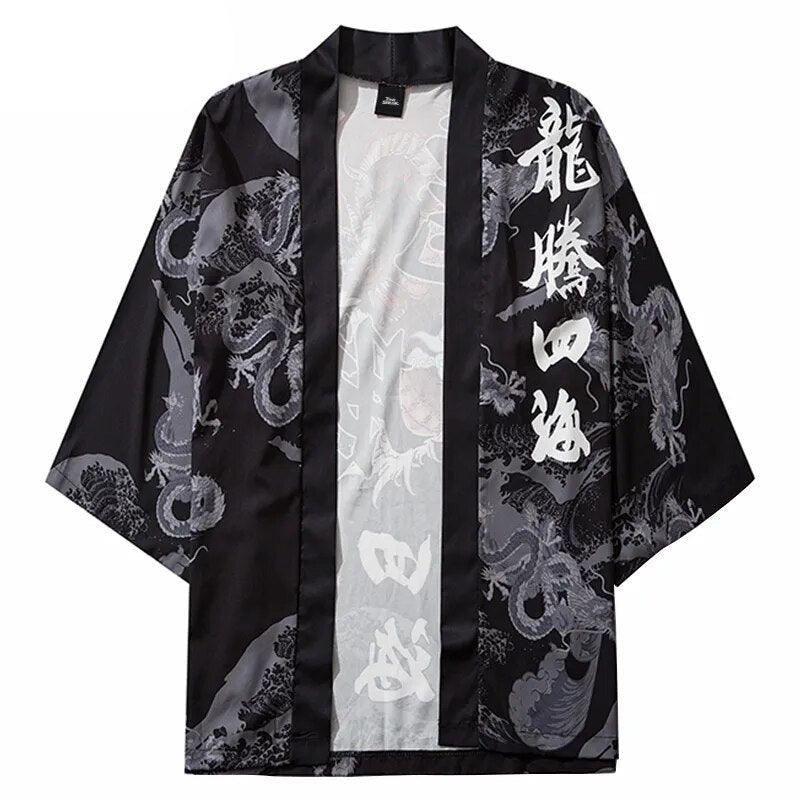 Mens streetwear kimono