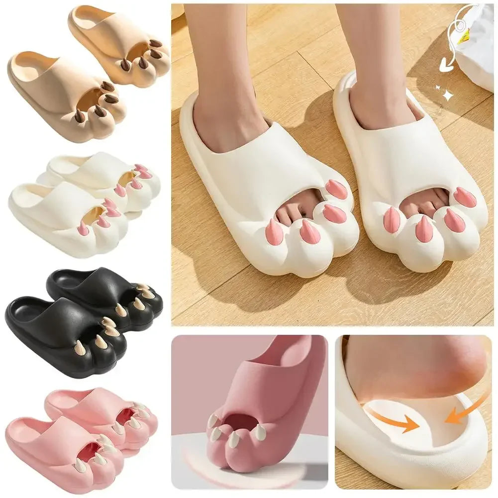 Cat's Paw Claw Slippers Cloud Men Women Fashion Slippers Funny Home Cartoon Cute Kawaii Summer Beach Soft Non Slip Flip Flops