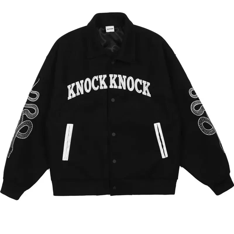 Bomber jacket men streetwear