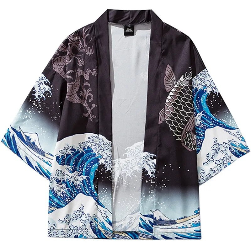 Japanese streetwear kimono