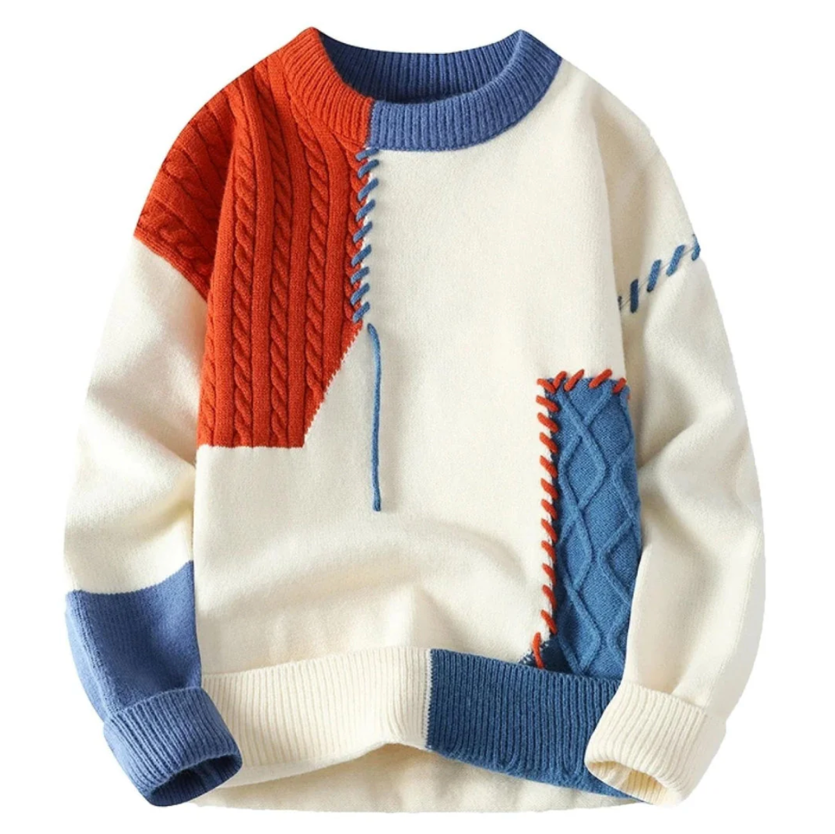 Alara™ - Patchwork Sweater