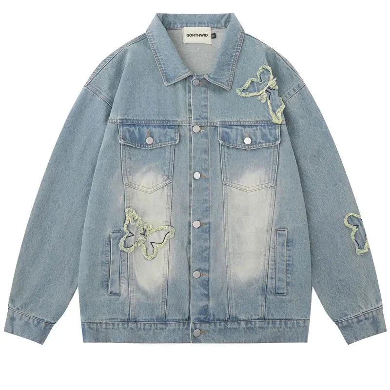 Denim jacket outfits streetwear