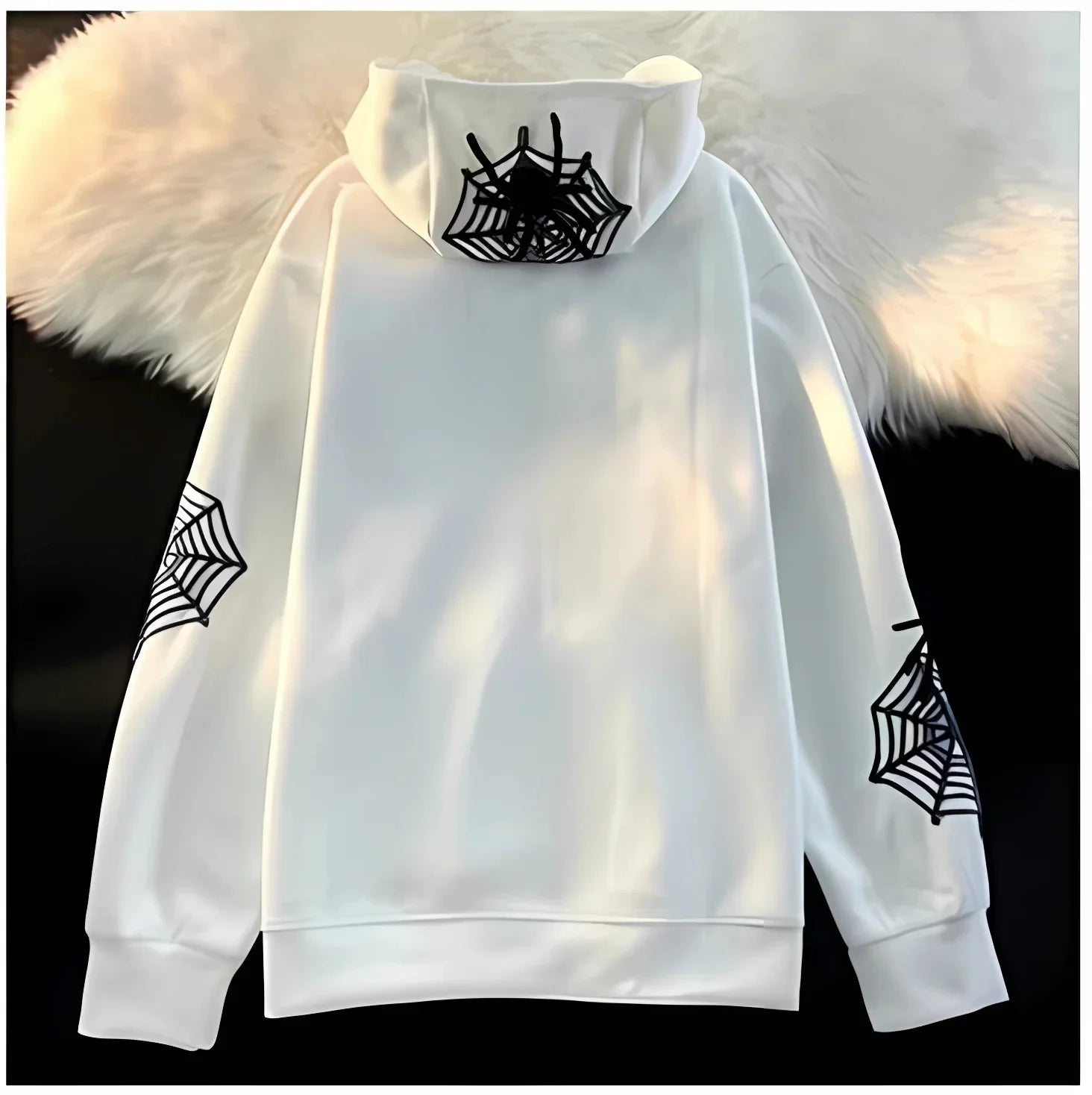 Oversized Zip Spider Hoodie