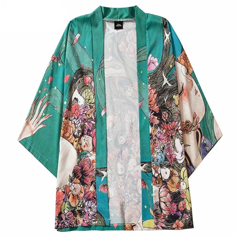 Floral kimono streetwear