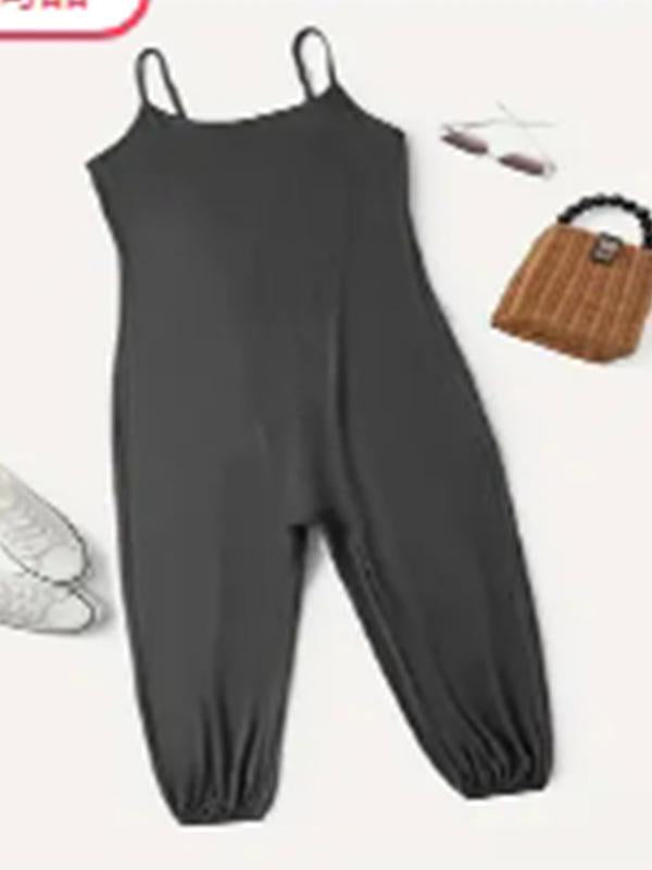 Casual and Versatile Women's Suspender Jumpsuit