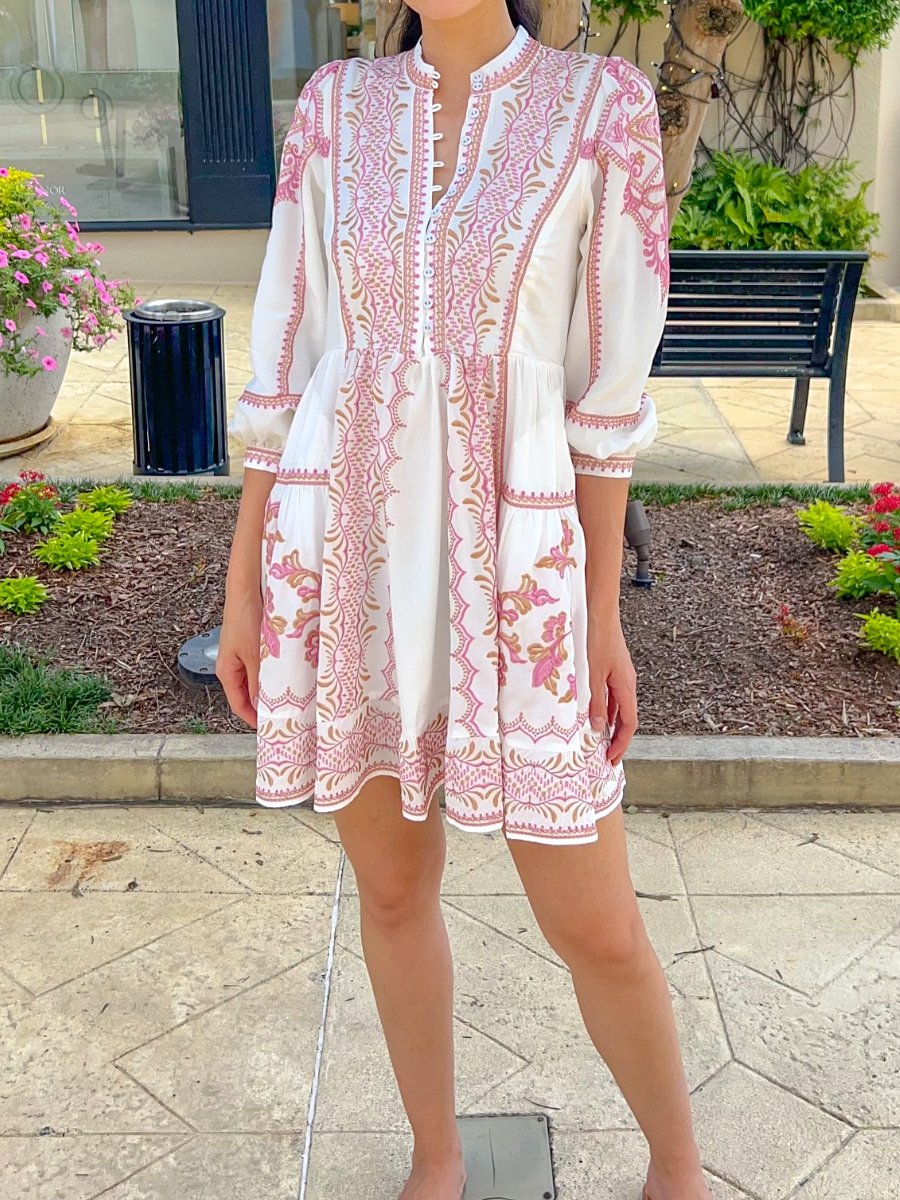 Women's Floral Long Sleeve Dress