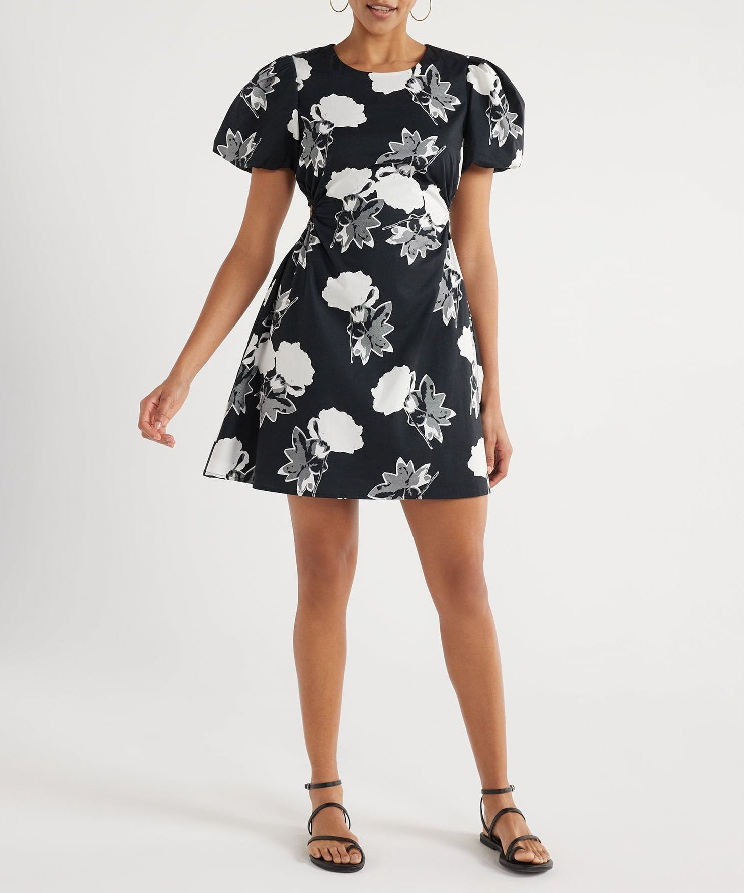 Women’s Cutout Poplin Dress