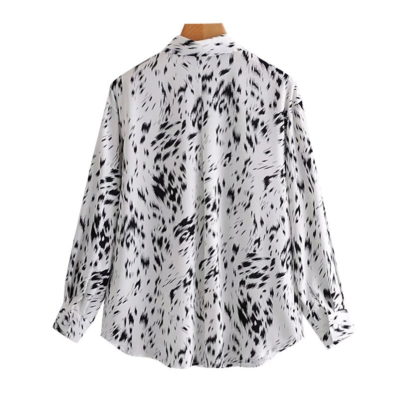 ANIMAL PRINT LOOSE SHIRT